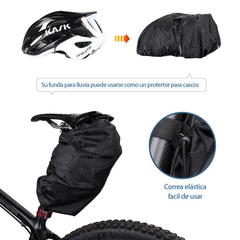 Bolso para asiento de bicicleta con soporte para botella de agua. Rhinowalk