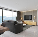 Lámina acanalada decorativa PS Grey wood 12x120x2900 mm