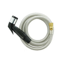 Ducha de mano color negro con manguera de 48" para fregadero