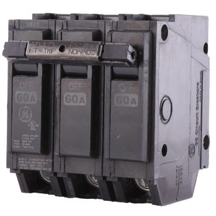 Breaker eléctrico 60 amperios de 3 polos, 120/240 V. General Electric (GE)
