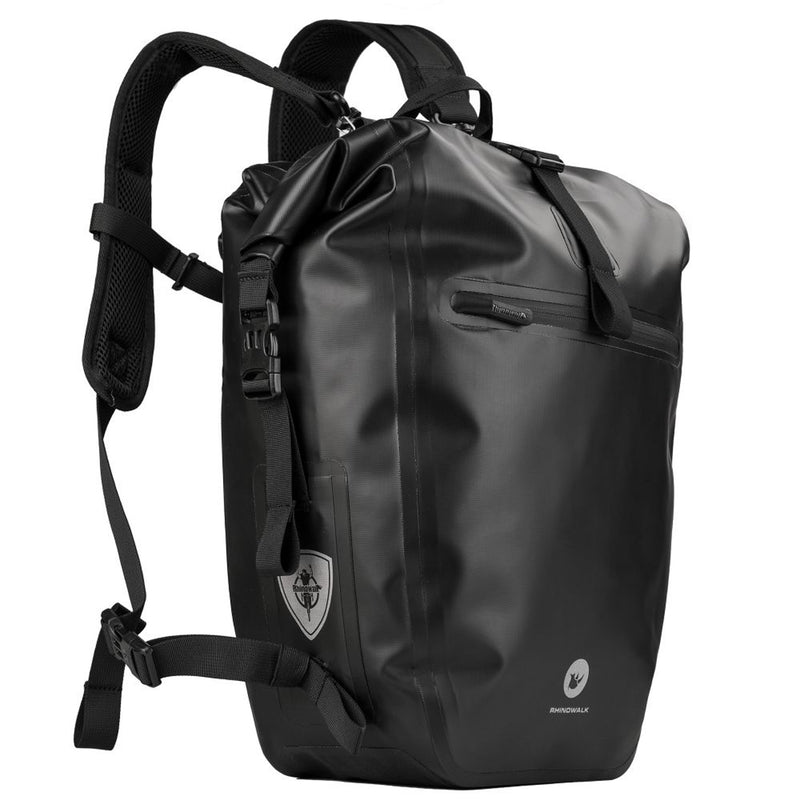 Bolso lateral para Bicicleta / motocicleta 27 L - Negro Rhinowalk