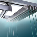 Zocalo sup puerta.80mm inox304macizo 1mt recortable No req saques P/8-10-12mm Sat