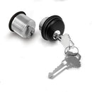 Cilindro Mortise 1-5/32_ Negro  (incluye 2 llaves) Viene en par.