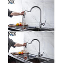 Grifo para Fregador de Cocina con manguera extraíble, Color Metal Cromado