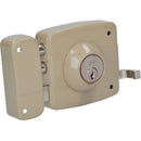 Cerradura de sobreponer de dos bulones, derecha Lock.