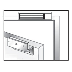 Adaptador en forma Z para cerradura electromagnetica 1200lbs
