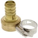 Acople de vástago de manguera 5/8 Hembra. Incluye clamp