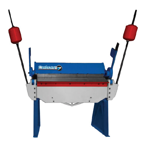 Dobladora laminas manual de muelas largo 1.23 mt/4 pies para acero al carbon 2.5 mm/