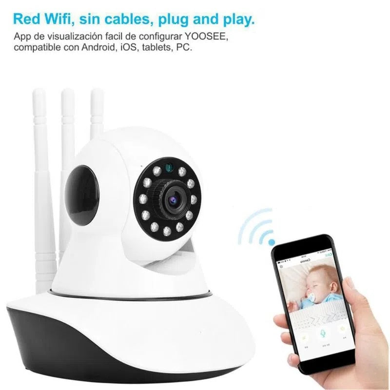 Cámara de seguridad inteligente con Wifi. 2MP.