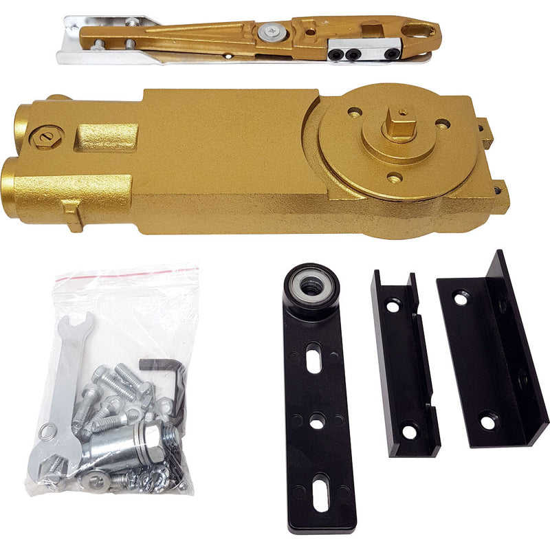 Cierrapuerta oculta superior. 100kg max puertas 0.95m x 2.1 m