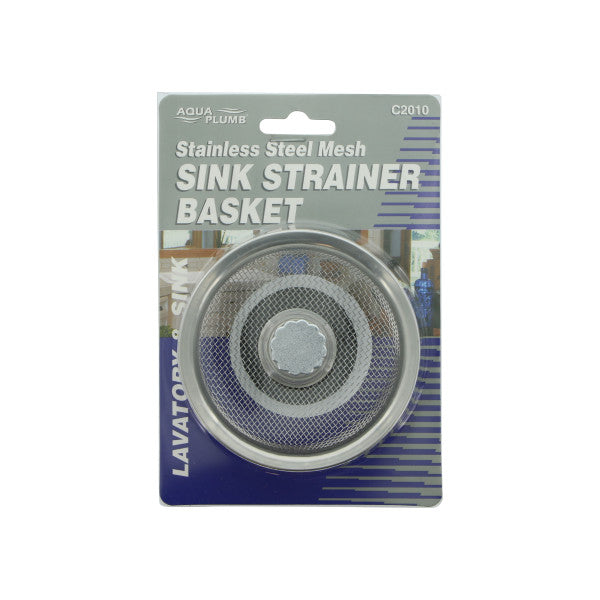 Colador de malla de acero inoxidable para fregadero