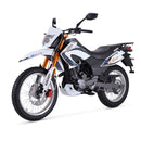 Moto Keeway TX200 NEW Color Blanco Motor Monocilindro enfriado por aire Carburador 2val