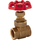 Válvula  de compuerta 1/2" de bronce roscada NPT 100 PSI