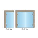 Cierrapuertas BISAGRAS HIDRÁULICAS DE PARED PUERTA DE BAÑO O PUERTAS - VIDRIO TITUS 1.0  PAR DE