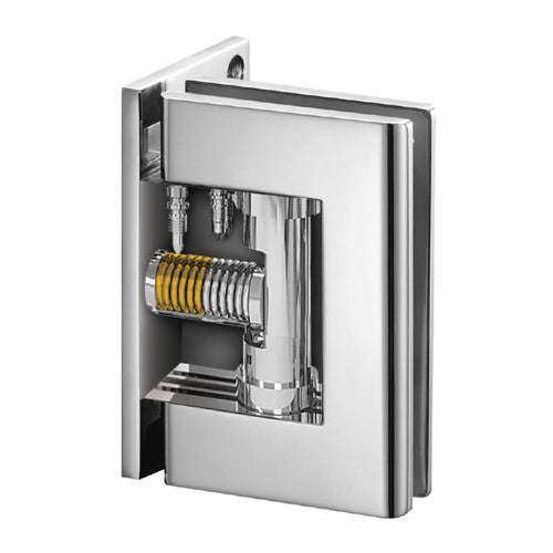 Cierrapuertas BISAGRAS HIDRÁULICAS DE PARED PUERTA DE BAÑO O PUERTAS - VIDRIO TITUS 1.0  PAR DE