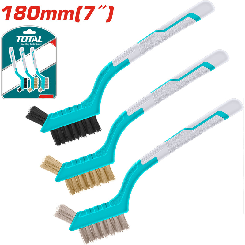 Juego de Cepillos de Alambre Abrasivos (3 piezas) 180 mm (7")