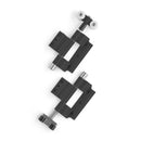 Juego de Bisagra / Rueda Superior / Guia Inferior Central. Plegable Europa. Color negro