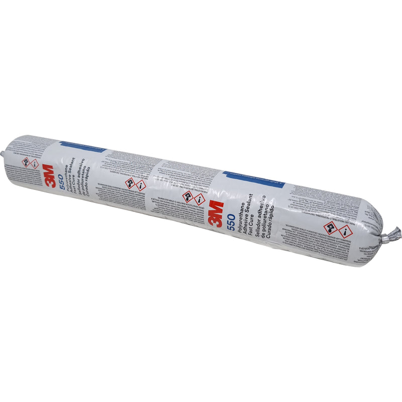Sellador Adhesivo 3M de Poliuretano 550FC. Color blanco 600 ml.