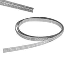 Bisagra de piano de 1 1/2" x 1 m con orificios Lock