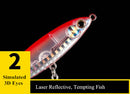 Señuelo Wobbler 9 cm 12.5 g 3D rojo