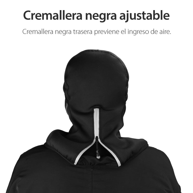 Balaclava para absorber sudor en moto / bicicleta negra. Rhinowalk