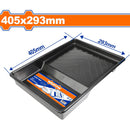 Bandeja para pintar. 405x293mm. Con marca de volumen. Diseño especial.