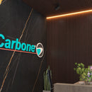 Lámina acanalada decorativa  WPC Dark wood big 25x195x2900 mm