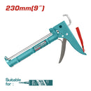 Pistola de silicón de 9" calafateadora solida