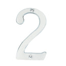 Numero 2 slim 4" cromo satinado Lock