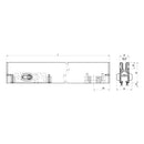 Zocalo inf puerta.80mm inox304macizo 1mt recortable. No req saques P/8-10-12mm Sat