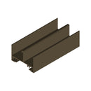 Marco Superior Ventana VC . Espesor 1.27 mm Largo 5.85 mts. Acabado Anodizado Bronce VC124