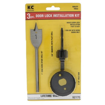 Kit para instalación de cerraduras