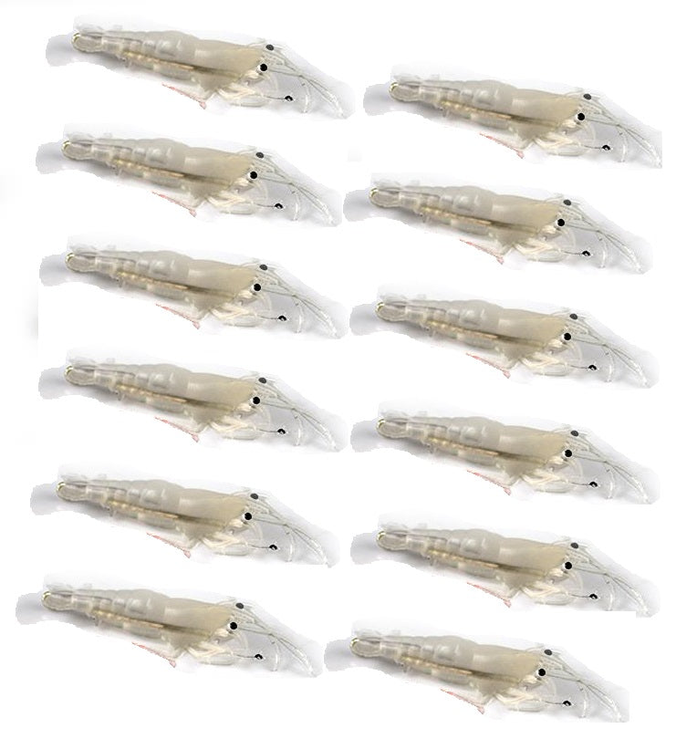 Señuelo camarón suave anzuelo 10 Uds.