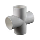 Conectores T dobles de PVC