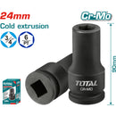 Dados sockets impacto 3/4" 24mm. Material CrMo