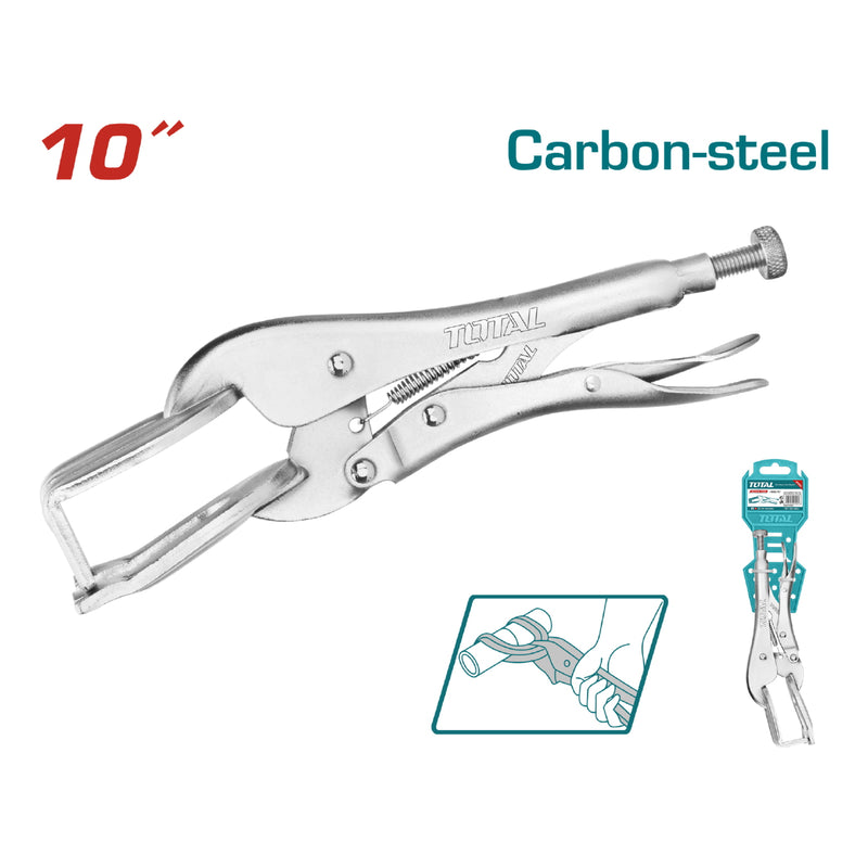 Alicate de presión para soldador, Longitud: 254 mm (10"), Peso 592g.