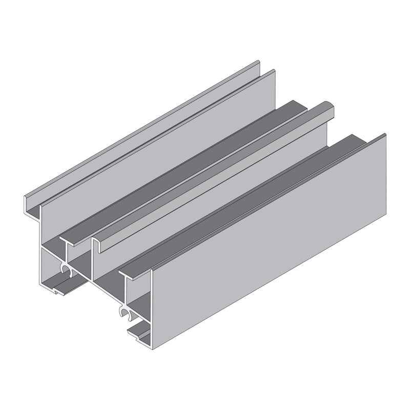 Marco Inferior Ventana VC mosquitero. Espesor 1.27 mm Largo 5.85 mts. Acabado Anod Natural VC122