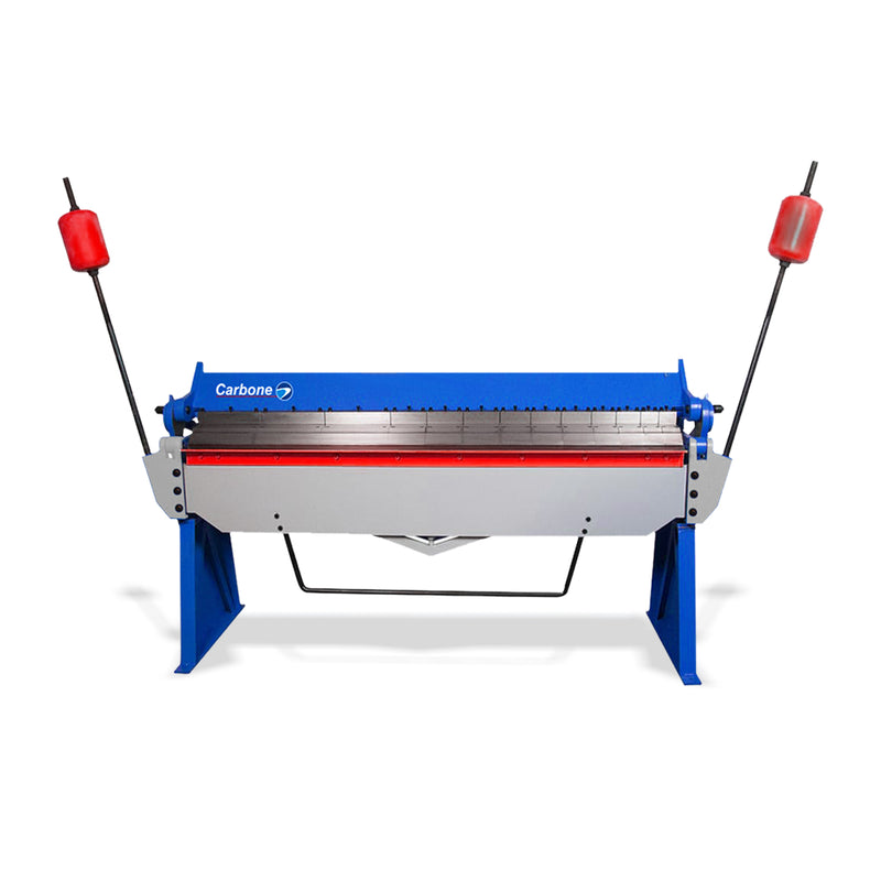 Dobladora de laminas manual de muelas largo 2.54 mt/8 pies para acero al carbon 2.5 mm/