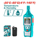 Medidor de humedad digital termómetro/higrómetro. Pantalla LCD.