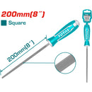 Lima cuadrada para Acero de 200 mm. Calidad del Acero T12.