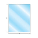 Puerta baño 90° 1500x1500x1850mm (NO INCLUYE VIDRIO SOLO HERRAJES Y PERFIL)