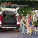 Cobertor de auto para mascotas. Color Negro. Tamaño 137x45.7x56cm