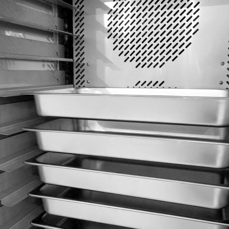 Abatidor de temperatura frezeer ultra baja temperatura, 10 bandejas -40C a +3C. blast chiller