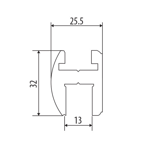 Cabezal para puerta de bano brillante. Alta calidad. 10 años de garantia.