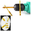 Juego de 5 brocas punta flecha 3 4 6 8 10mm para baldosas, azulejos y vidrio Revestidas en titanio