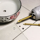 Juego de 5 brocas punta flecha 3 4 6 8 10mm para baldosas, azulejos y vidrio Revestidas en titanio