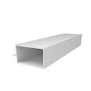 SASA-1 Perfil Hoja Puerta de 3" x 1 3/4"  Aleta Descentrada. E = 2.3 mm. L= 5.85 m BLANCO