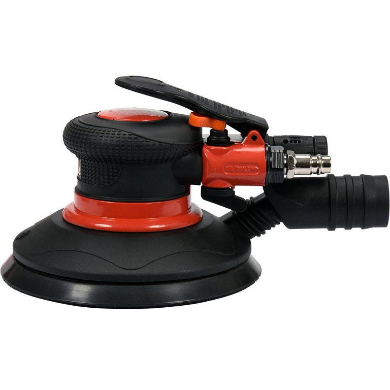 Lijadora Orbital Neumatica Profesional Excentrica. Con Conector para Aire Comprimido. Diametro 150 m