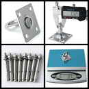 Ganchos de acero para colgar sillas de techo, columpios, bolsas box etc (No recomendado hamacas)