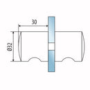 Boton tirador de puerta de baño. Color negro . Bronce alta calidad